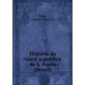   viacaÌo publica de S. Paulo (Brasil) Adolpho Augusto Pinto Books