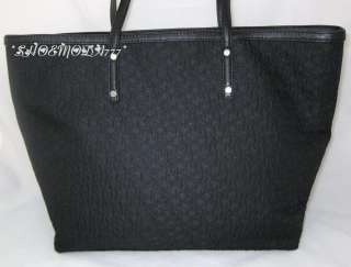 DKNY T&C W/D Hardware Business Travel Bag Tote Purse  