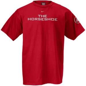  Nike Ohio State Buckeyes Red Local II T shirt: Sports 