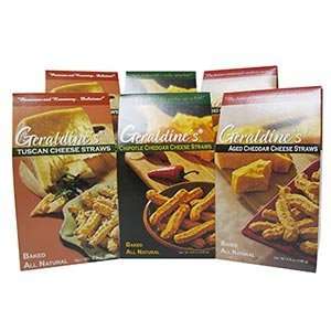   Baked Cheese Straw Variety 6 pack 6   4.5oz Boxes Valentine Gift
