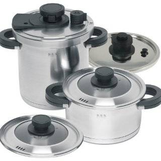  B/R/K Germany 6 Piece Pressure Cooking System Value Set 