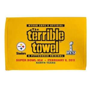   Going to Super Bowl XLV Terrible Towel:  Sports & Outdoors