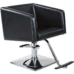  Perreau Black Euro Styling Chair with Square Base 