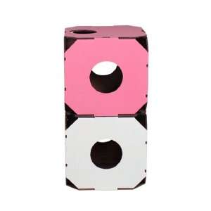  Catty Stacks Designer Cat House   Tickled Pink (One Cube 