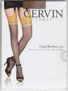 rht crystal nylon stockings Cervin bicolor black beige 12 XXL opera 