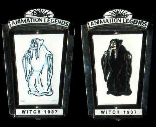 DISNEY ANIMATION LEGENDS WITCH OLD HAG SPINNER LE PIN  