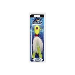  Banjo Eye Bucktail 6oz Chartreuse/White