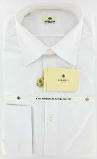 New $425 Borrelli White Shirt 15.75/40  