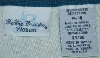 Bobbie Brooks Womens Womens Top Shirt Blouse Size Sz 14 14W 16 16 W 