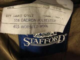 Stafford double breasted mens suit 44S (17 1)  