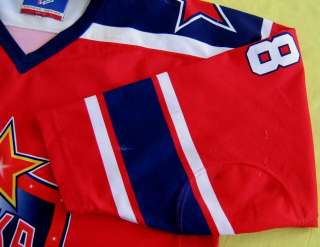 Auth Red Army GAME WORN Jersey/Dallas Iowa Stars/Russia/FREE SHIPPING 