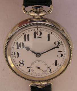 Early Brevet 1900 Antique Swiss GOLIATH Wrist Watch Perfect Just 