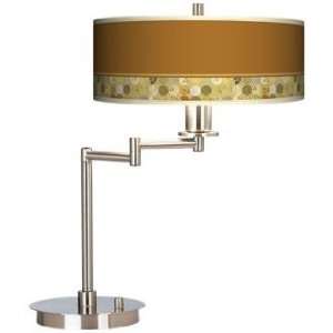  Whispy Circles Giclee CFL Swing Arm Desk Lamp: Home 