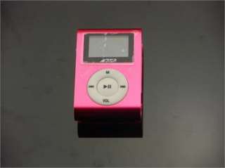 New 5 colors best gift Mini Metal clip LCD screen cheap mp3 player 