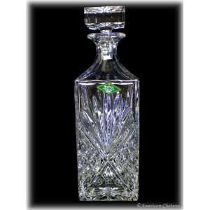 24% Lead Cut Crystal Whiskey/Cognac Decanter  Kitchen 