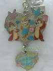 Disney Pin 2008 HKDL Mystery Tin 10 Pin Train Set   Chip and Dale Only 