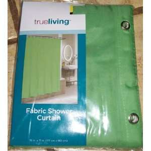  Green Fabric Shower Curtain: Home & Kitchen