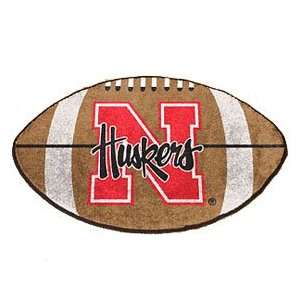  Nebraska Huskers 22X35 Football Mat Made Of Polyester 