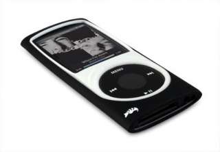   Feel Silicone Case Cover for Apple 4G iPod nano   Orange Grey  