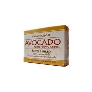  Natures Spirit Avocado with Poppy Seeds Butter soap(100% 