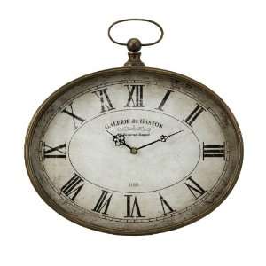  Old World Pocket Watch Inspired Wall Clock with Roman 