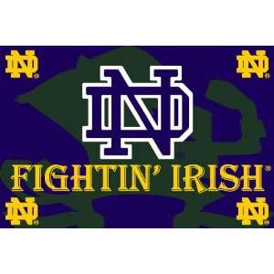  Notre Dame Fighting Irish 4 x 6 Area Rug: Sports 