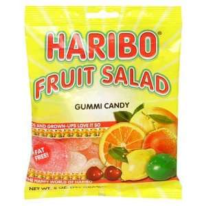    Haribo Gummi Candy, Fruit Salad, 5 Ounce Bag 