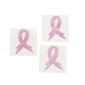  Breast Cancer Ribbon Tattoo Stickers   Novelty Jewelry 