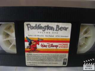 Paddington Bear Volume 1 VHS Walt Disney Home Video  