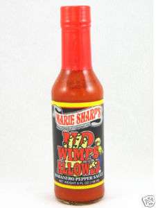 MARIE SHARPS NO WIMPS ALLOWED HOT SAUCE HEAT RATING 8  