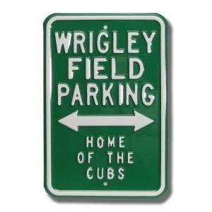  Chicago Cubs Wrigley Field Parking Sign: Sports & Outdoors