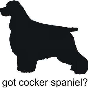  cocker spaniel   Removeavle Vinyl Wall Decal   Selected Color: Navy 