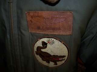 B1 Painted WW2 Jacket 29th Bomb Group 52nd Squadron 20th Air Force w 