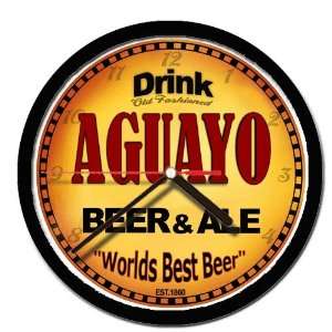 AGUAYO beer and ale wall clock: Everything Else