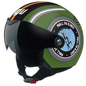  AGV Dragon Eagle Helmet   Small/Green: Automotive