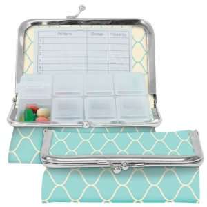    Wellspring Travel Pill Case   Blue Wave: Health & Personal Care