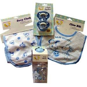  Baby Snoopy Baby Shower Gift Set Cool Blue: Baby