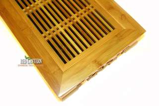MINIMALIST Bamboo Tea Table Tray Chinese Gongfu Style  