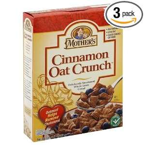 Mothers Cereal, Cinnamon Oat Crunch, 16 Ounce (Pack of 3)  