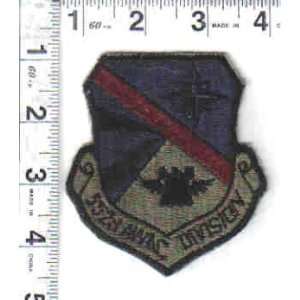   Warning and Control Division   U.S. Air Force Patch 