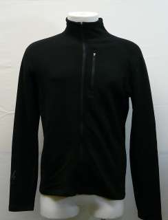  Shak Full Zip Classic Sweater Sweatshirt Midlayer Men Black 624 Medium