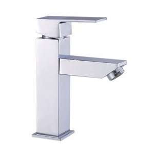  Chrome Finish Solid Brass Bathroom Sink Faucet