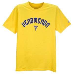  Nike Mens Kobe Bryant Venomenon T Shirt Yellow Size 