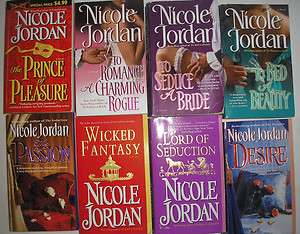   Jordan 8 Historical Romance Book Lot Desire Passion Wicked Fantasy