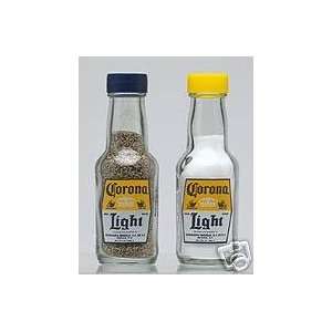 Corona Light Mini Bottle Salt and Pepper Shaker Set.: Home 