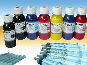 28oz 2K5C Pigment Ink for Epson T048 R500 R620 R600 +6S  
