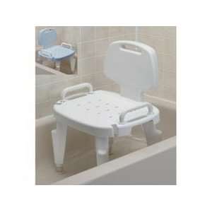   Safe Adjustable Shower Seat with Arms and Back