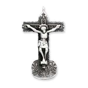  Sterling Silver Lord of Miracles Buga Crucifix Pendant 