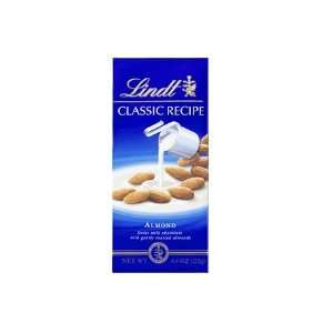 Lindt Swiss Chocolate, Classic Recipes Milk Chocolate Almond Bar, 12 