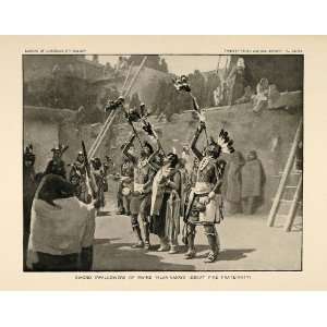  1904 Print Zuni Sword Swallowers Great Fire Fraternity 